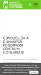 Mobile Screenshot of dunakeszifogorvos.hu